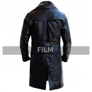 Blade Runner 2049 Movie Ryan Gosling Fur Leather Coat