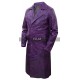 Suicide Squad Joker Purple Trench Costume Coat