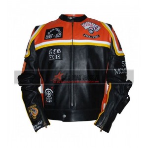 Marlboro Man Inspired Leather Biker Jacket