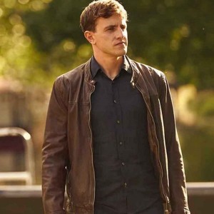 NORMAL PEOPLE PAUL MESCAL (CONNELL) BROWN LEATHER JACKET