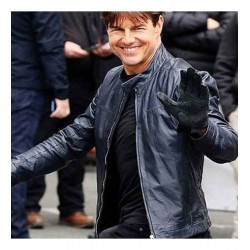 Mission Impossible 7 Tom Cruise (Ethan Hunt) Black Jacket