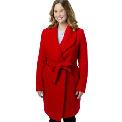 Christmas in Evergreen (Allie) Ashley Williams Wool Coat
