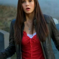 The Vampire Diaries Nina Dobrev (Elena Gilbert) Black Jacket