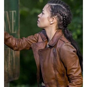 The Walking Dead Christian Serratos (Rosita Espinosa) Leather Jacket