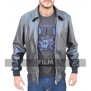 Stephen Amell Arrow S3 Oliver Queen Bomber Leather Jacket