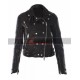Keira Knightley Black Biker Jacket