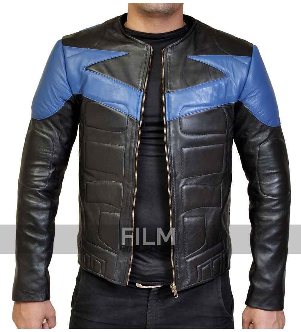 dick grayson leather jacket