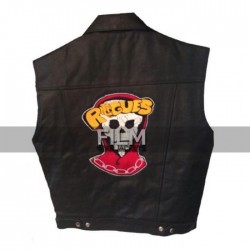 The Warriors Rogues Leader Leather Vest