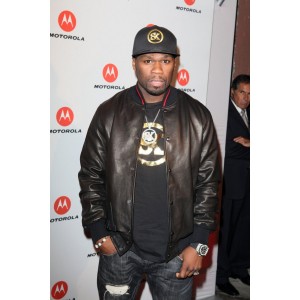 50 Cent Black Leather Jacket