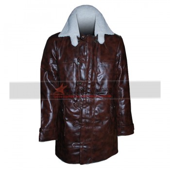 Bane Synthetic Faux Leather Coat