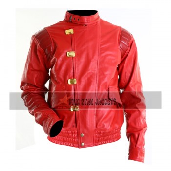 Akira Kaneda Pill Motorcycle Red & Black Jacket