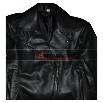 Kim Kardashian Black Biker Jacket 