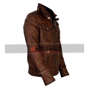 The Expendables Jason Statham Distressed Jacket