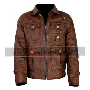 The Expendables Jason Statham Distressed Jacket