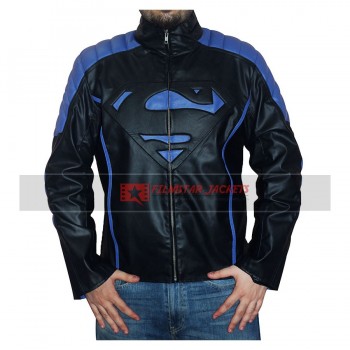 Superman Blue & Black Jacket